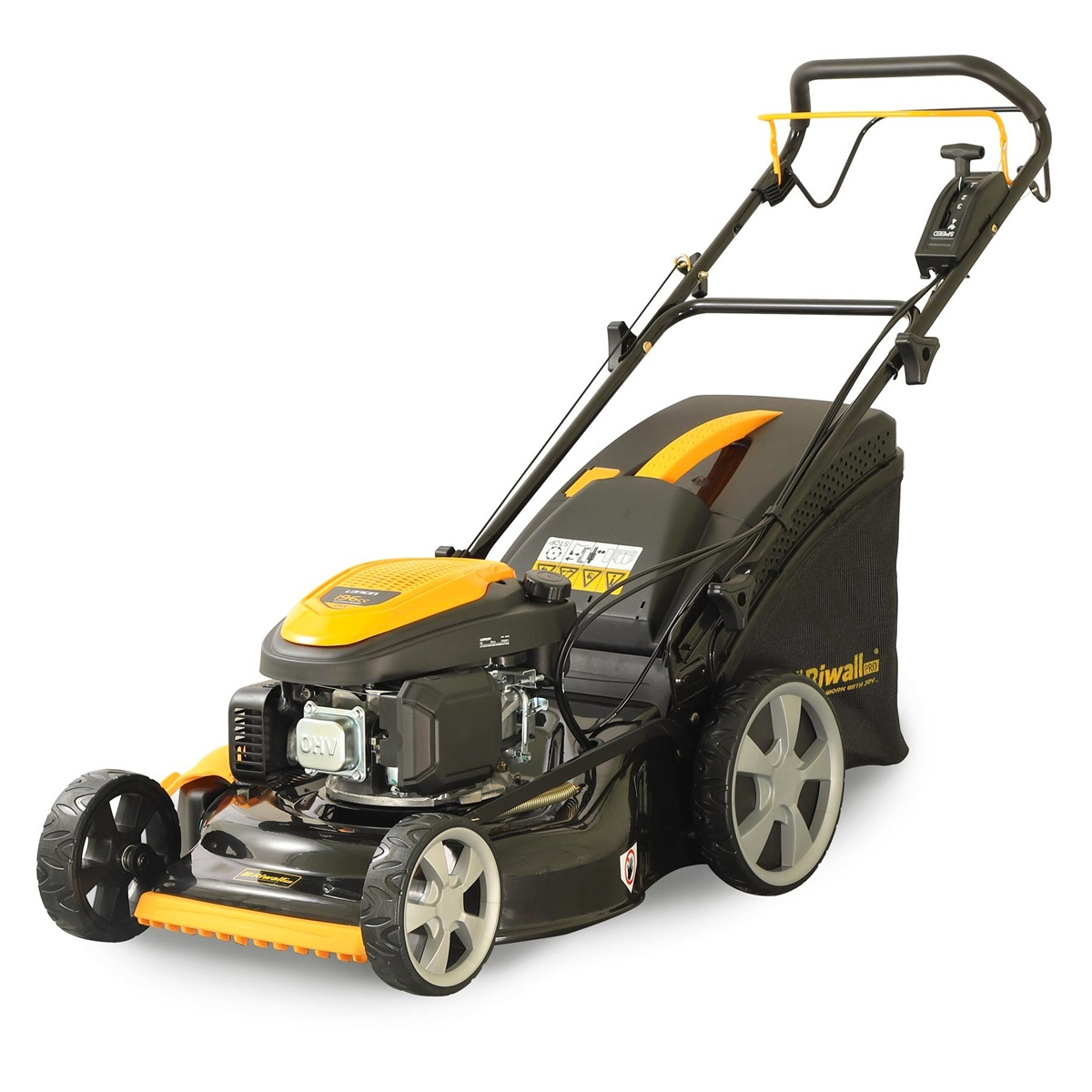 Riwall PRO RPM 5155 V PRO 4in1 benzines fűnyíró változtatható hajtással Előnézet 