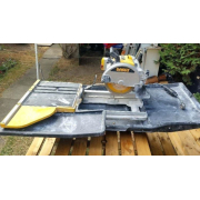 DeWALT nedves csempevágó csúszóasztallal és állvánnyal, 250 mm, D24000S  náhled