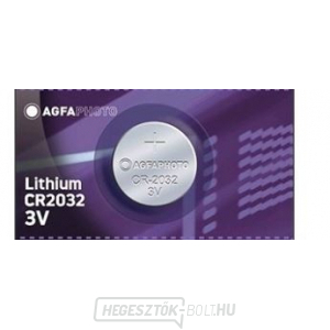 AgfaPhoto gombelem lítium akkumulátor CR2032 - 1db