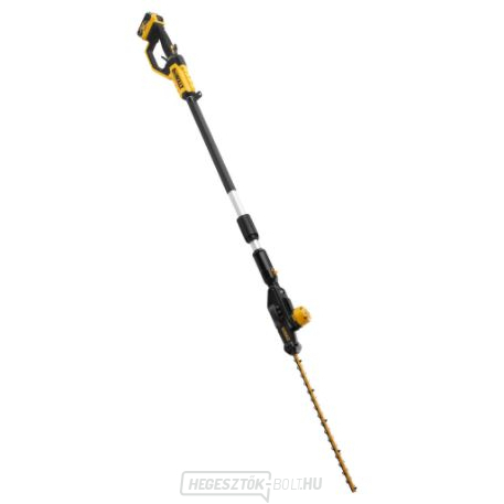 DeWALT hosszú nyelű, karbidos, akkumulátoros, akkumulátoros sövénynyíró, DCMPH566P1