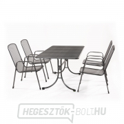 MWH Bani 4 db taho fémből készült bútor (4x Savoy Basic szék, 1x Universal 145 asztal) gallery main image