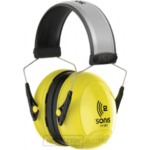 JSP SONIS 2 fejhallgató - sárga