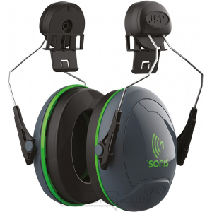 JSP SONIS 1 sisak fejhallgató - fekete/zöld JSP SONIS 1 sisak fejhallgató - fekete/zöld gallery main image