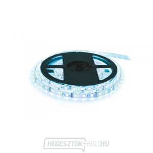 LED szalag 12V 5050 60LED/m IP20 max. 14.4W/m hideg fehér - jégkék (tekercs 20m)