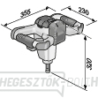 Akkumulátoros keverőgép Flex MXE 18.0-EC/5.0 Set + WR2 120 18.0 V 2-fokozatú, 3 fokozatú sebességkapcsolóval Előnézet 