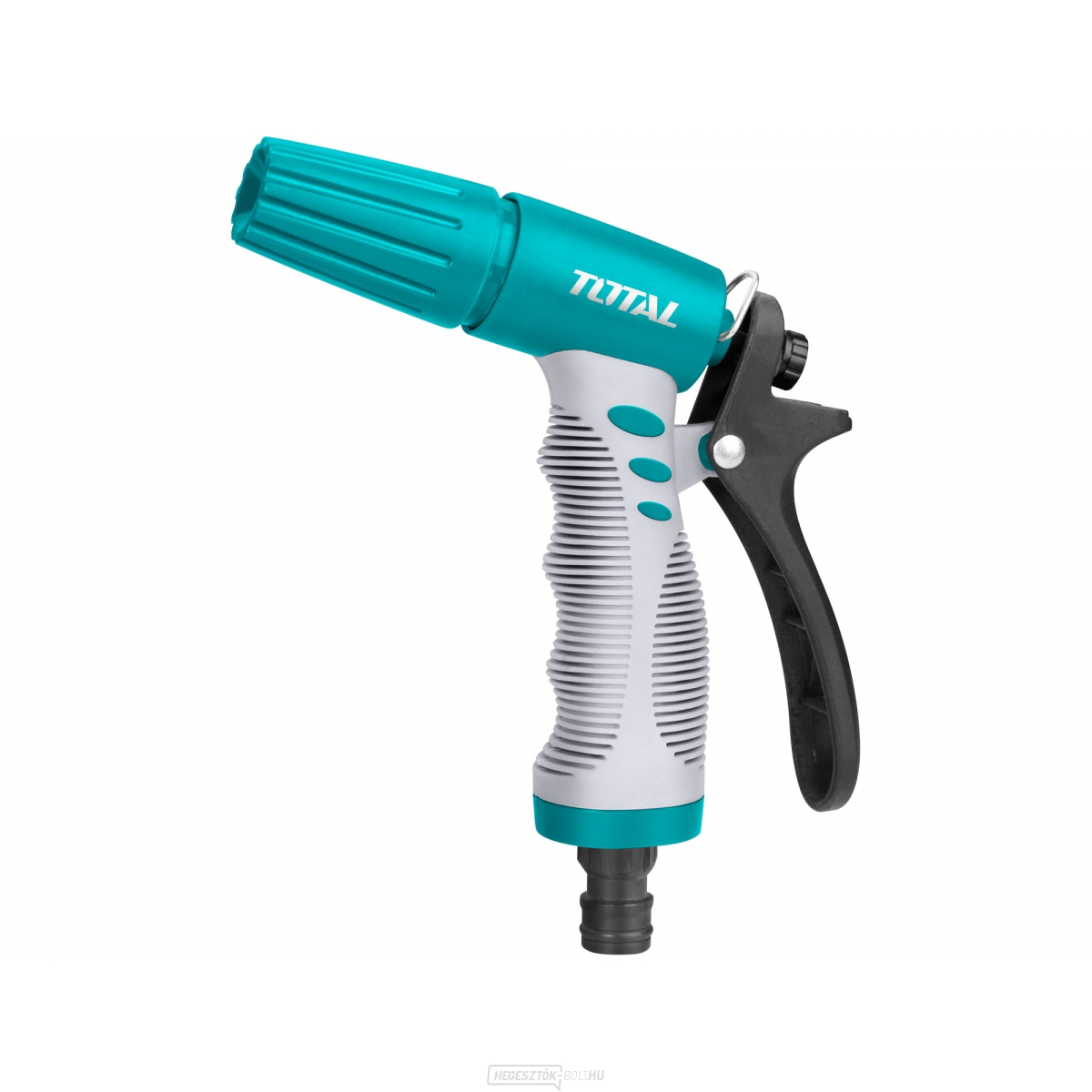 Kerti permetező, áramlás- és szórásszabályozó, 3/4" tömlőhöz, ABS