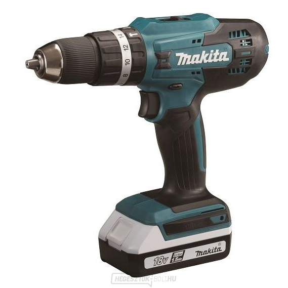 Makita akkumulátoros ütvefúró/fúrógép Li-ion 18V/1.5Ah G HP488DWE