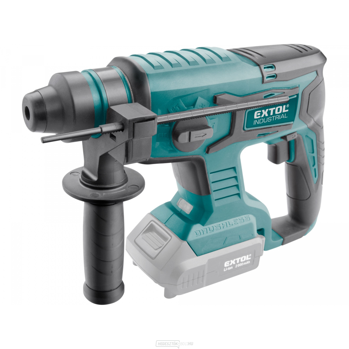 Fúrókalapács SHARE20V, 1,7J, SDS plus, BRUSHLESS, 20V Li-ion, akkumulátor és töltő nélkül