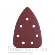 Csiszolópapírok delta, tépőzáras, 10-es csomag, 140x100mm, P80 Csiszolópapírok delta, tépőzáras, 10-es csomag, 140x100mm, P80 gallery main image