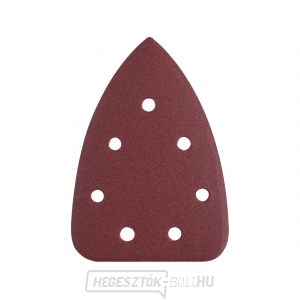 Csiszolópapírok delta, tépőzáras, 10-es csomag, 140x100mm, P120 Csiszolópapírok delta, tépőzáras, 10-es csomag, 140x100mm, P120 gallery main image