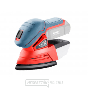 Akkus vibrációs csiszoló delta Extol Premium SHARE20V, 20V Li-ion, akkumulátor és töltő nélkül Akkus vibrációs csiszoló delta Extol Premium SHARE20V, 20V Li-ion, akkumulátor és töltő nélkül gallery main image