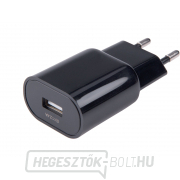 USB töltő, 2,4A, 12W, 100-240V gallery main image