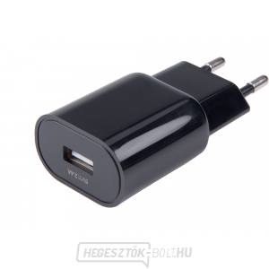 USB töltő, 2,4A, 12W, 100-240V