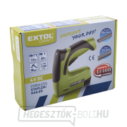 Akkumulátor tűző/szegező EXTOL CRAFT 4V Li-ion, 1300mAh, USB töltés náhled