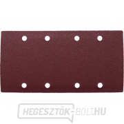 Csiszolópapírok, tépőzáras, 185x93mm, P80 - 10db Csiszolópapírok, tépőzáras, 185x93mm, P80 - 10db gallery main image