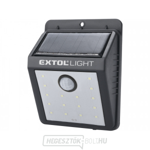 Fali lámpa mozgásérzékelővel, 120lm, napelemes töltéssel Fali lámpa mozgásérzékelővel, 120lm, napelemes töltéssel gallery main image