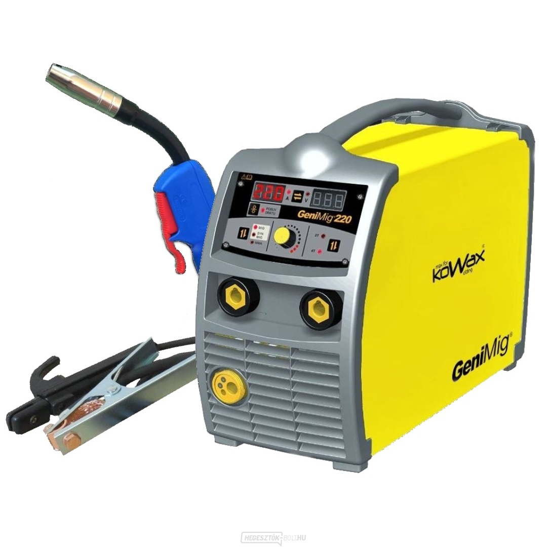 Genimig 220, Hegesztési inverter MIG/MAG/MMA fáklya 4m kábelek 3m