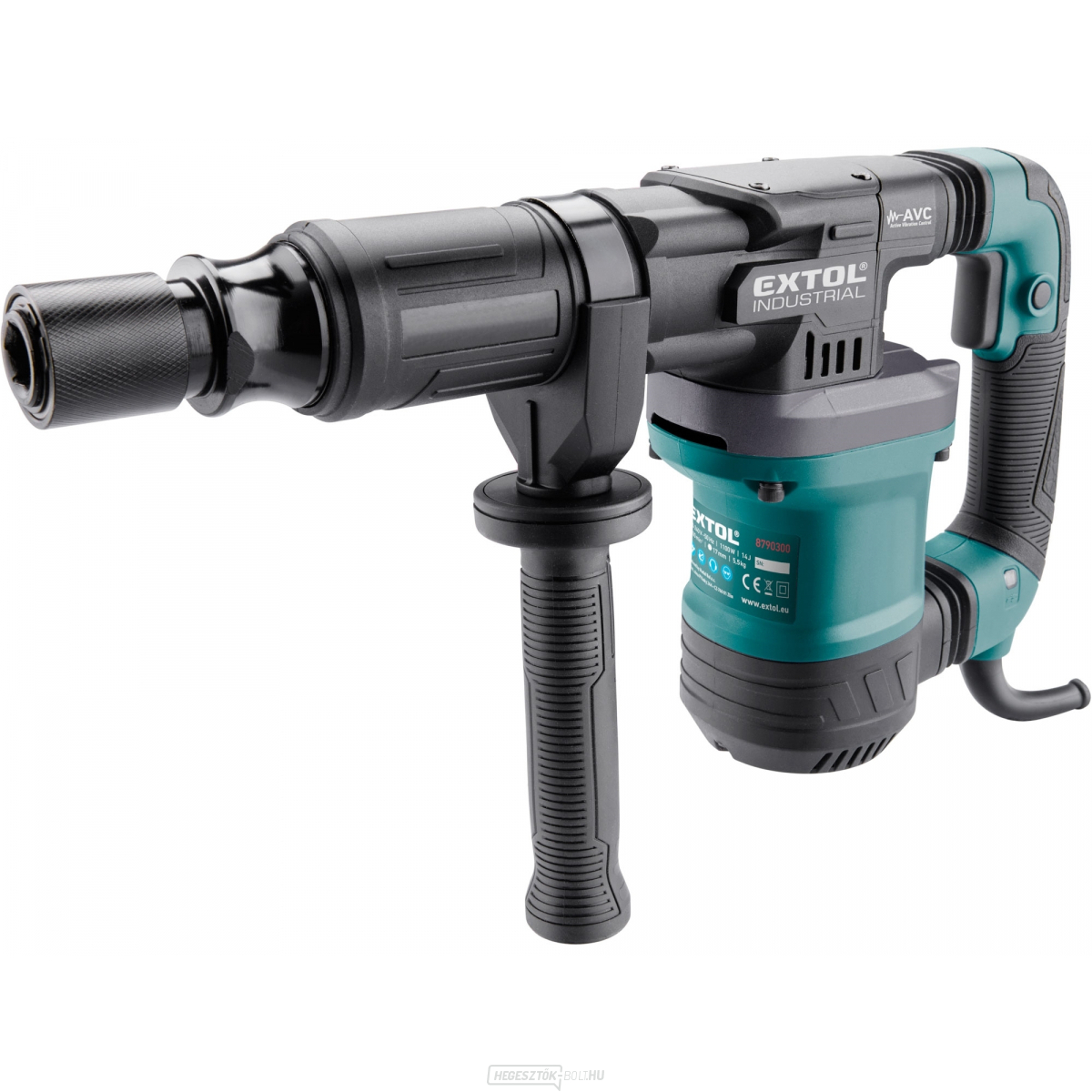 Vésőkalapács, rezgéscsillapító rendszer, HEX 17, 14J