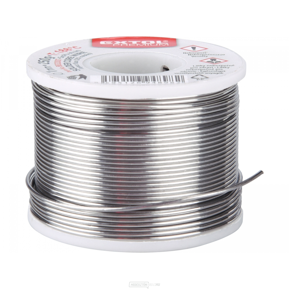 Forrasztóhuzal csöves Sn60/Pb40, O 1mm, 250g