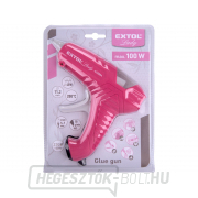 Forró olvadék ragasztópisztoly, ⌀11mm, 40W, rózsaszín náhled