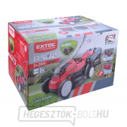 Akkumulátoros fűnyíró mozgatás nélkül, BRUSHLESS, 20V Li-ion, 2x2000mAh Akkumulátoros fűnyíró mozgatás nélkül, BRUSHLESS, 20V Li-ion, 2x2000mAh náhled