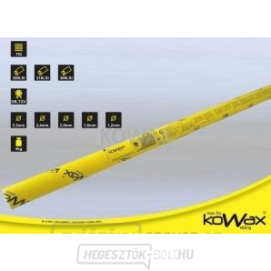 316LSi TIG 1,6mm hegesztőhuzal Kowax / 1 db 316LSi TIG 1,6mm hegesztőhuzal Kowax / 1 db gallery main image