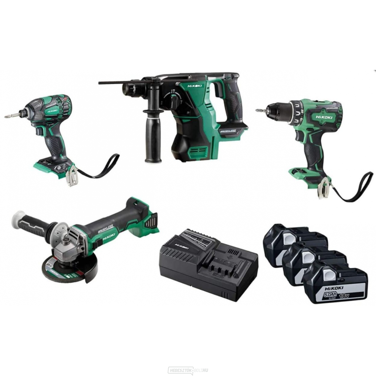 HIKOKI 4 darabos 18V-os készlet KC18DG4LWDZ