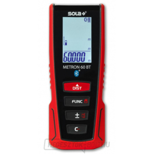 SOLA - METRON 60 BT - lézeres távolságmérő 60m BT-vel SOLA - METRON 60 BT - lézeres távolságmérő 60m BT-vel gallery main image