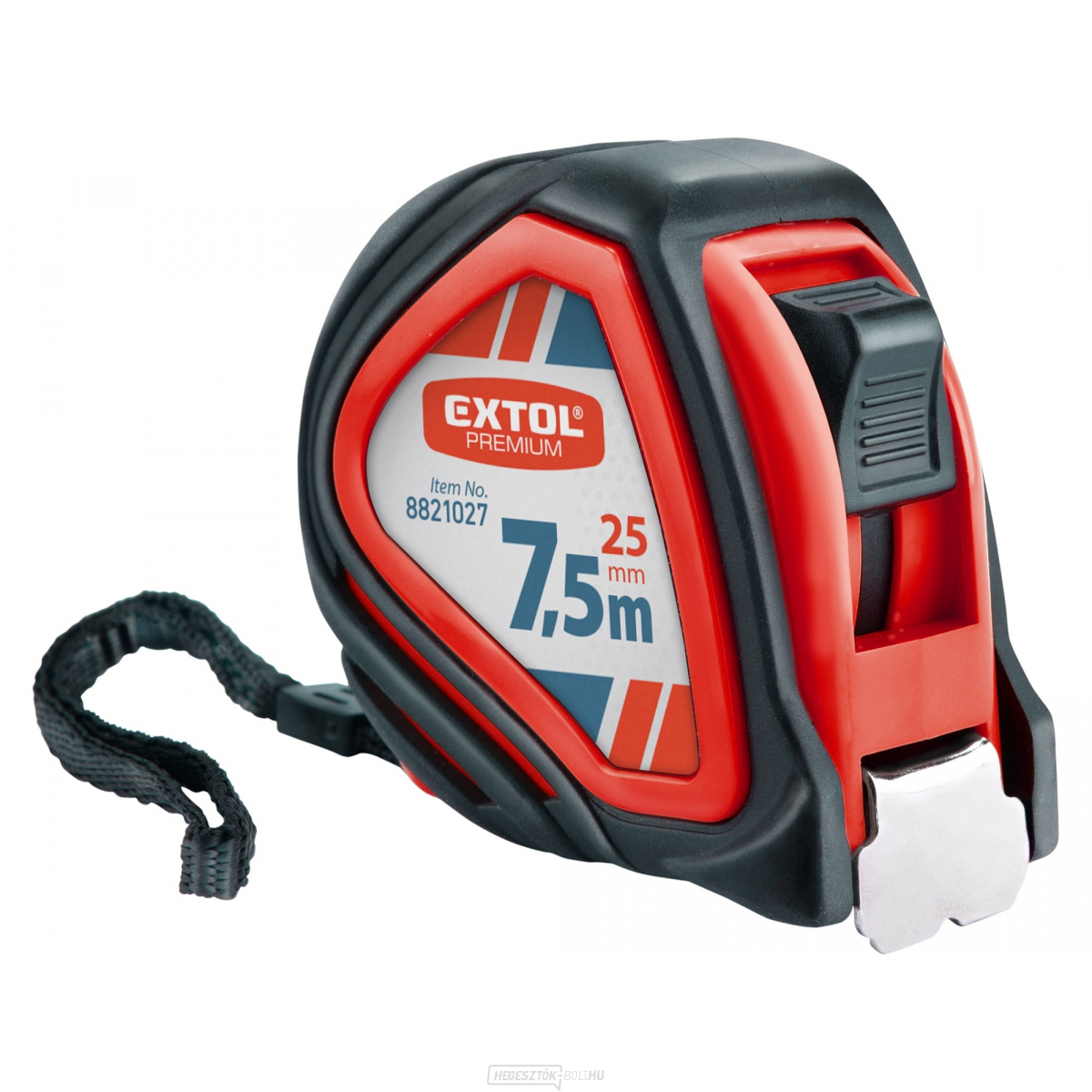 Mérőszalag, 7,5m, szalagszélesség 25mm