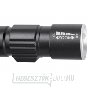 Zseblámpa 150lm, zoom, USB töltés, XPE 3W LED Előnézet 