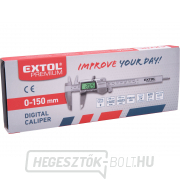 Digitális rozsdamentes acél csúszó mérleg, 0-150mm, kijelző háttérvilágítással náhled