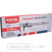 Digitális rozsdamentes acél csúszó mérleg, 0-150mm, kijelző háttérvilágítással náhled