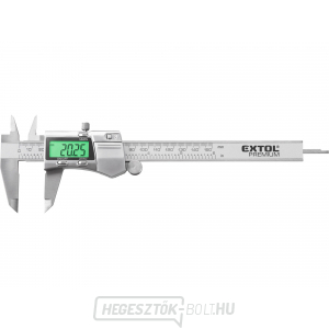 Digitális rozsdamentes acél csúszó mérleg, 0-150mm, kijelző háttérvilágítással Digitális rozsdamentes acél csúszó mérleg, 0-150mm, kijelző háttérvilágítással gallery main image