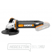 Akkus sarokcsiszoló 125mm WORX Orange WX803.9 20V - elem nélkül - Powershare Előnézet 