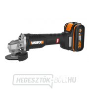 Akkus sarokcsiszoló 125mm WORX Orange WX812, 20V, 1x4.0Ah - Powershare Előnézet 