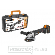 Akkus sarokcsiszoló 125mm WORX Orange WX812, 20V, 1x4.0Ah - Powershare Előnézet 