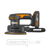 Akkus vibrációs csiszoló WORX Orange WX822 - 20V, 1x2,0Ah - Powershare Előnézet 