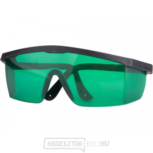 Lézeres kiemelő szemüveg. fénysugár kiemelés, zöld