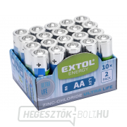 Cink-klorid elemek, 20db, 1,5V AA (R6) gallery main image