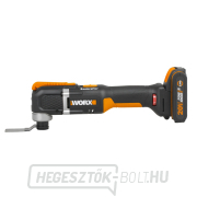 WX696 - Akkumulátoros multifunkciós szerszám 20V, Sonicrafter, 1x2.0Ah - Powershare Előnézet 