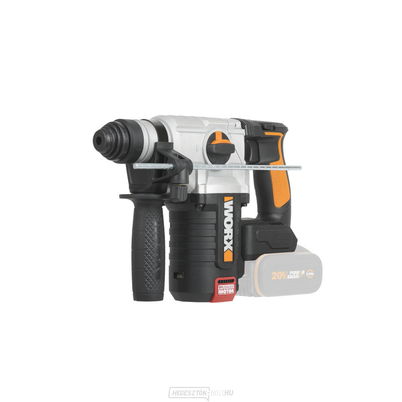 WX380.9 - Akkus fúrókalapács SDS-plus 20V - akkumulátor nélkül - Powershare