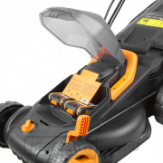 WG779E - Akkumulátoros fűnyíró 2x20V, 34cm, 2x2.5Ah - Powershare Előnézet 