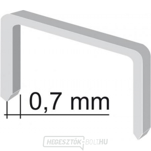 Tűzőkapocs - 8 mm (1000db) Tűzőkapocs - 8 mm (1000db) gallery main image