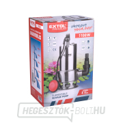 Extol Premium hígtrágyaszivattyú 1100W, 1600l/h, 15m kábel náhled