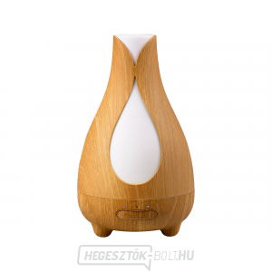 Aroma diffúzor TULIP, légfrissítő és párásító, könnyű fa utánzat