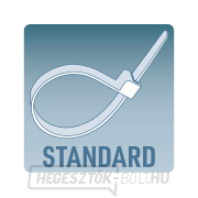 Kábelkötegelő fekete, 900x12,4mm, 50db, nejlon PA66 Előnézet 