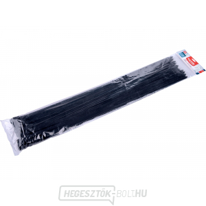 Kábelkötegelő fekete, 900x12,4mm, 50db, nejlon PA66