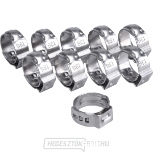 Tömlőbilincs, 10db, O13,8mm, INOX gallery main image