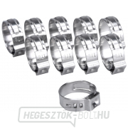 Tömlőbilincs, 10db, O17,8mm, INOX Tömlőbilincs, 10db, O17,8mm, INOX gallery main image