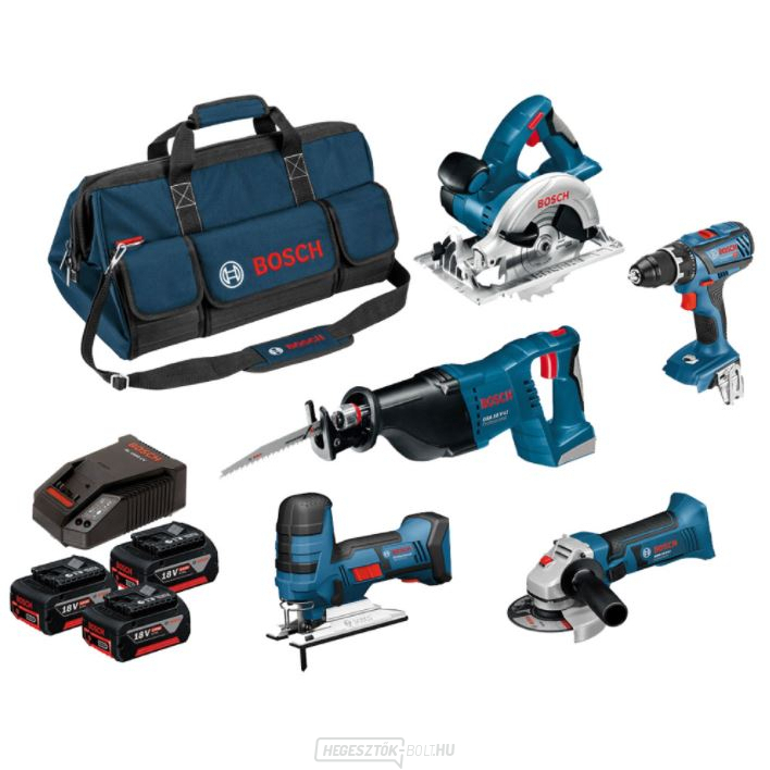 BOSCH 5 darabos készlet 0615990K6N - GSR18V-28 GST18V-LiS GKS18V-Li GSA18V-Li GWS18-125V-Li